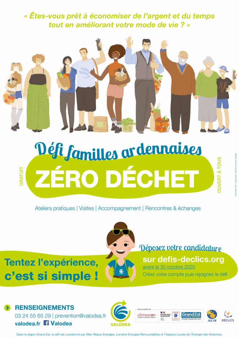 Défis déclics familles zéro déchets Ardennes - VALODEA